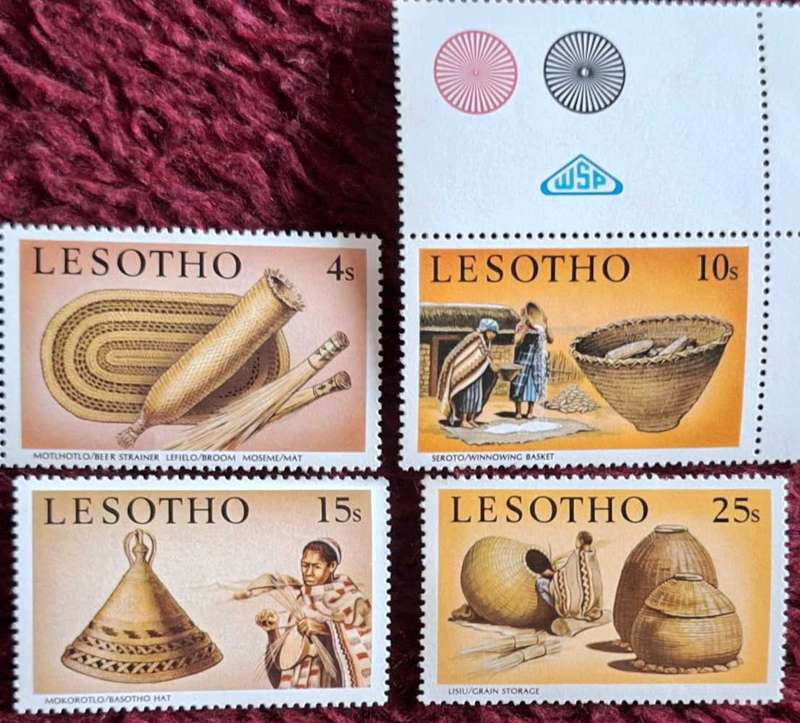 Lesotho 1980 Handicrafts Set of 4 Mint stamps