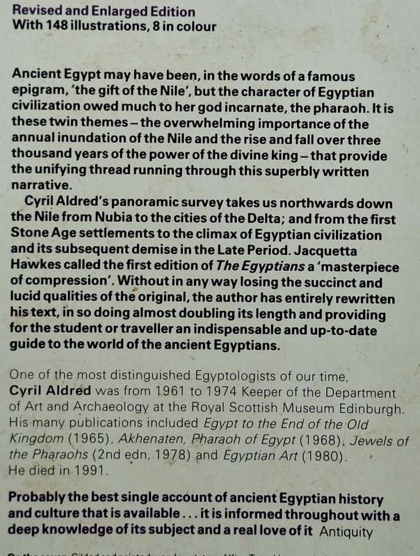 The Egyptians by Cyril Aldred Paperback