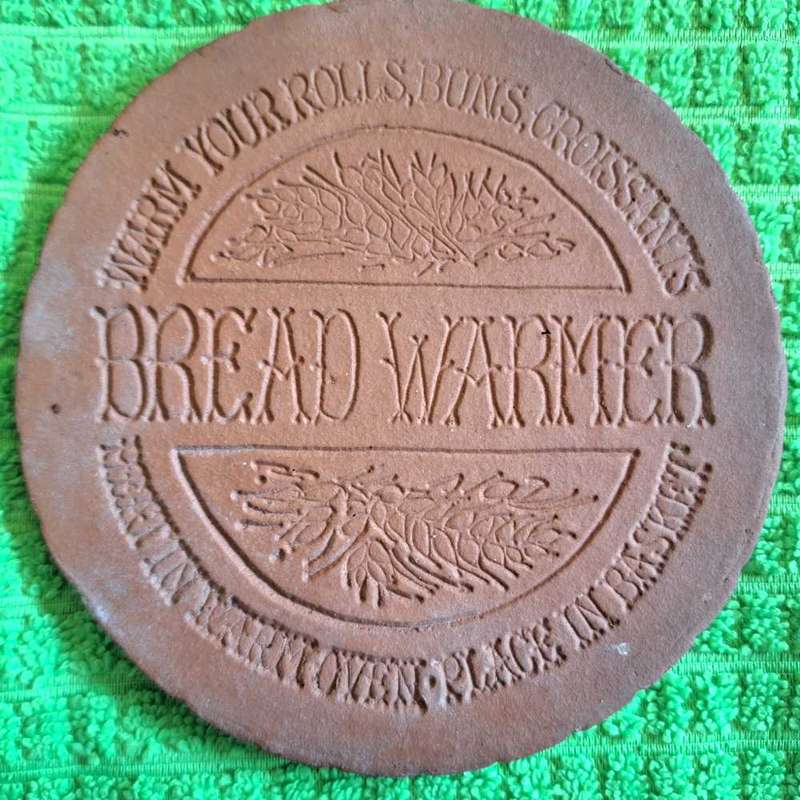 13cm Diameter Terracotta Bread Warmer