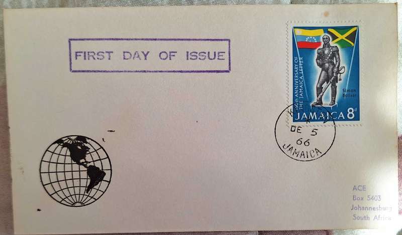 Jamaica 1966 150th Anniversary Jamaica Letter ACE Philatelic Cover