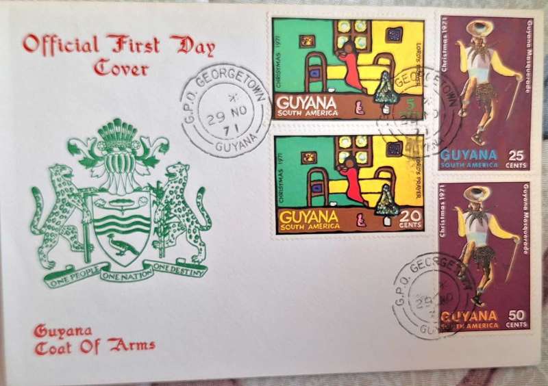 Guyana 1971 Christmas FDC
