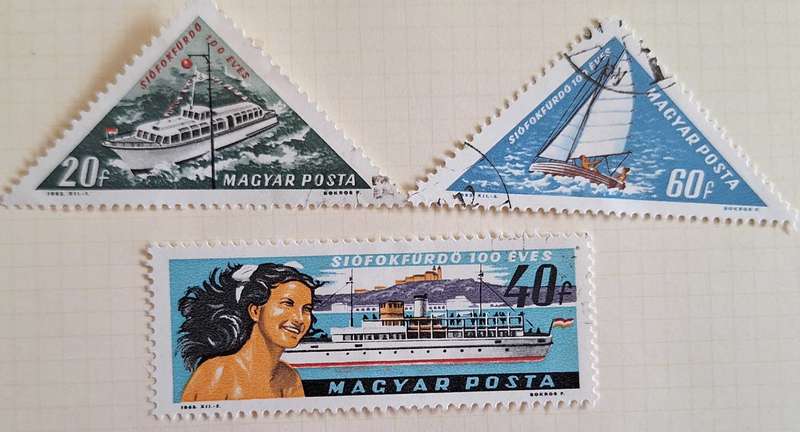 Hungary 1963 Siofok Resort Set of 3 Used Hinged stamps
