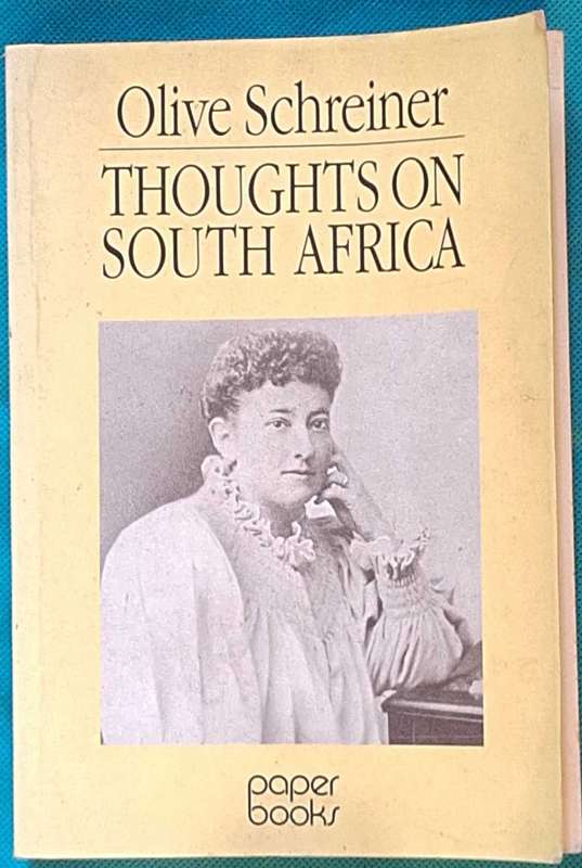 Thoughts on South Africa by Olive Schreiner Paperback