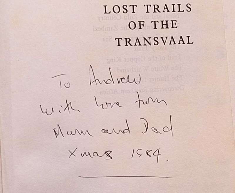 Lost Trails of the Transvaal by T V Bulpin Hardcover 1983 4th Edition Signed by Author