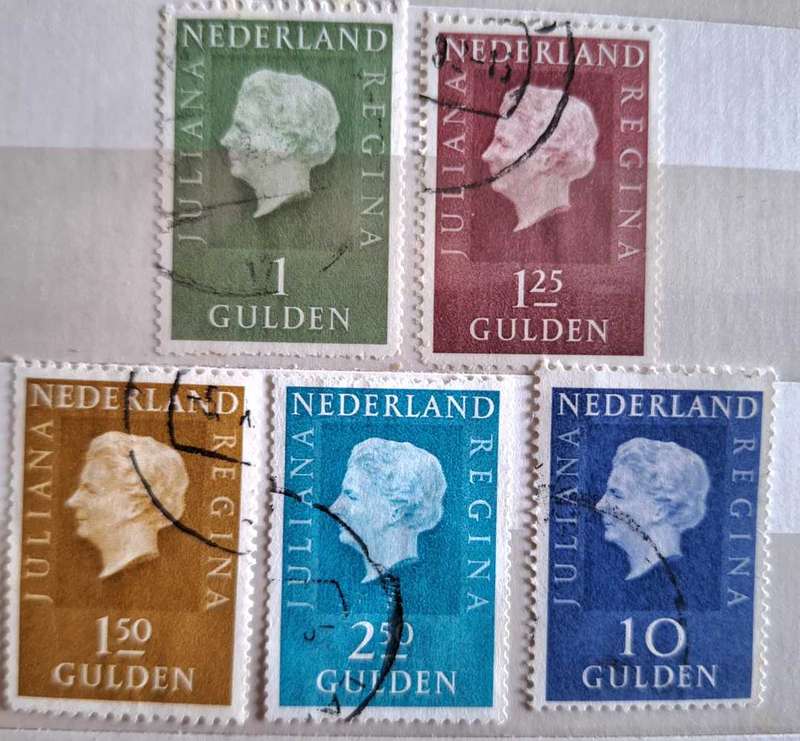 Netherlands 1969 Queen Juliana 5 Used stamps