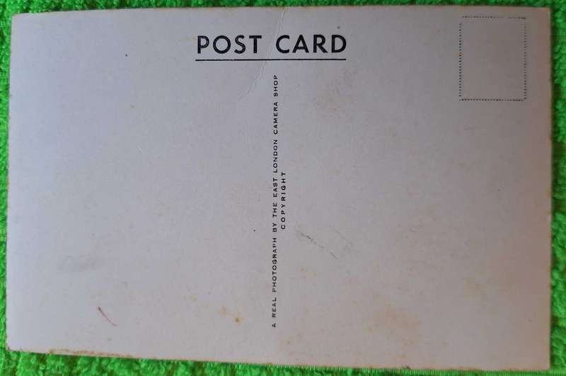Vintage East London Camera Shop Photo Post Card of Orient Beach