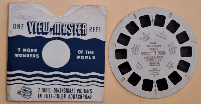 View-Master Reel 164C Cypress  Gardens Florida