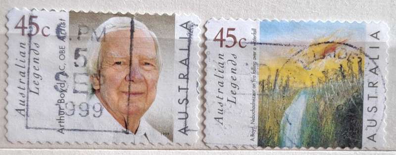 Australia 1999 Australia Day Legends: Arthur Boyd Set of 2 Used stamps