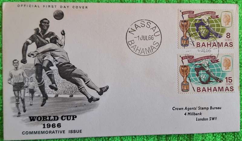 Bahamas 1966 World Cup FDC