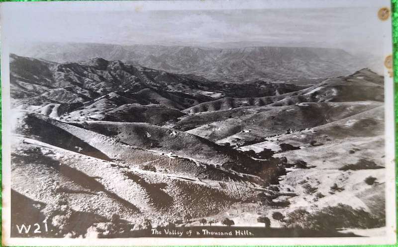 Vintage Lynn Acutt Post Card Valley of a Thousand Hills