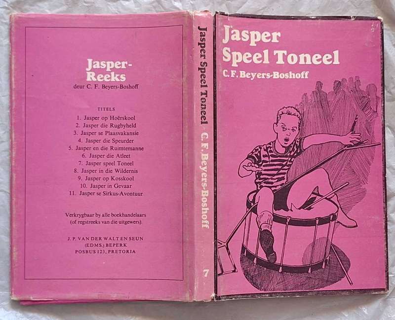Jasper Speel Toneel deur C F Beyers-Boshoff Hardeband 1971 Derde Druk Jasper-Reeks Nr. 7