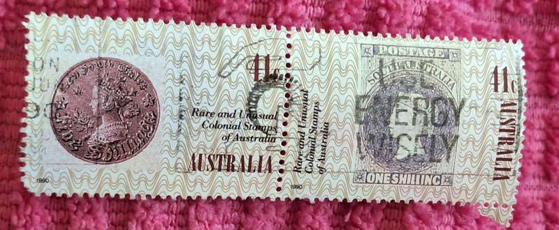 Australia 1990 Colonial Stamps of Australia Pair of Used stamps