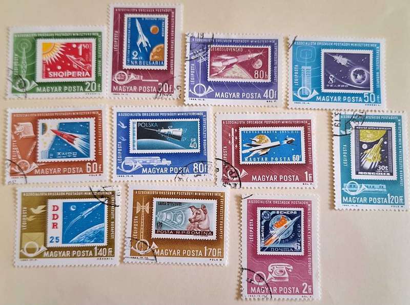 Hungary 1963 Postal Ministers Conference 11 Used Hinged stamps