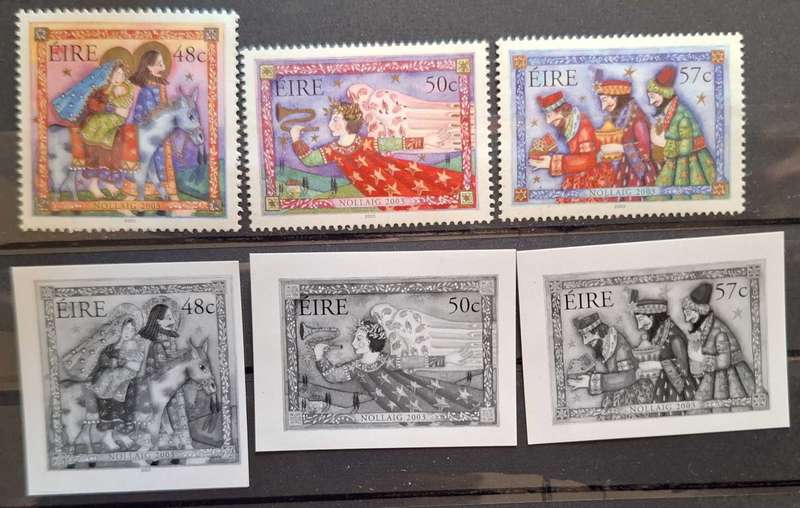 Ireland 2003 Christmas Flight into Egypt Set of 3 Mint stamps