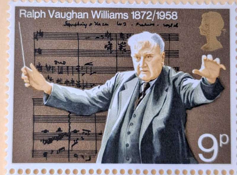 GB - 1972 - Ralph Vaughan Williams - Block of 10 Mint stamps