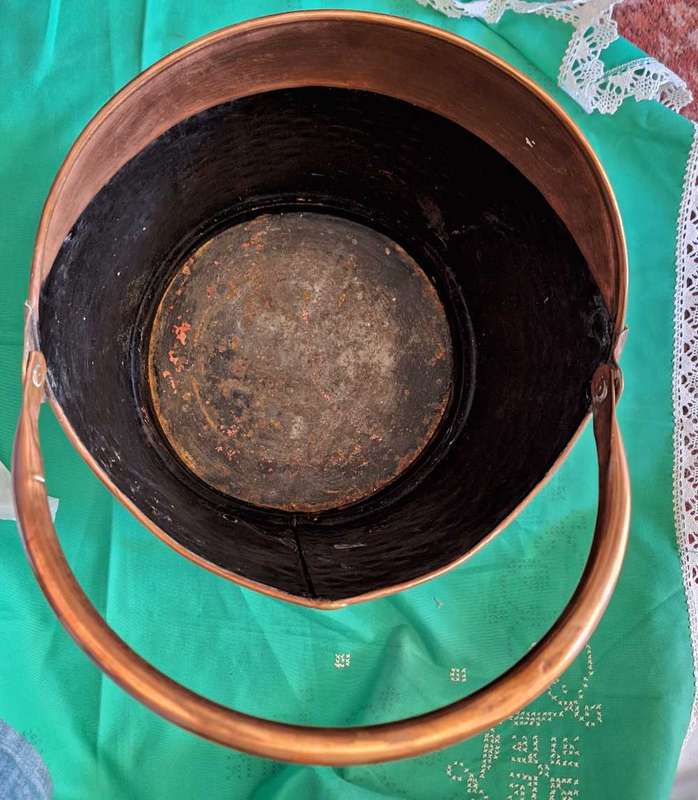 Copper Coal Scuttle Bucket