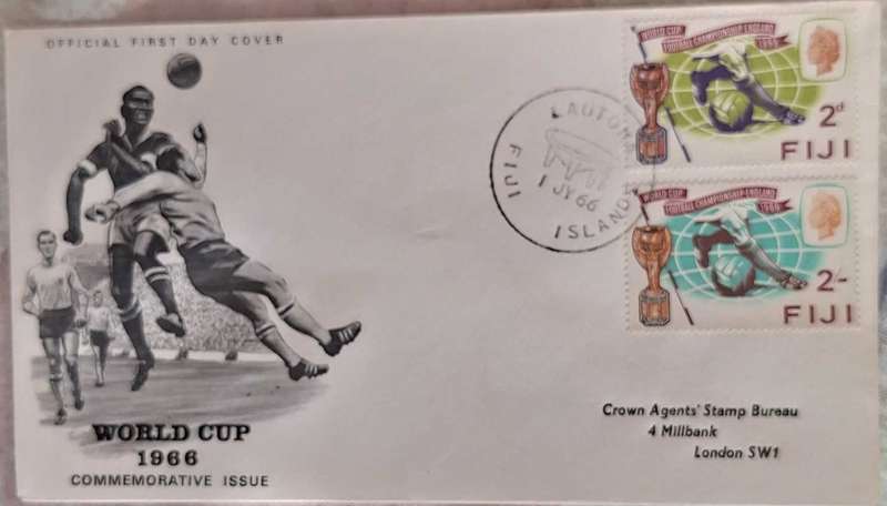 Fiji 1966 World Cup FDC