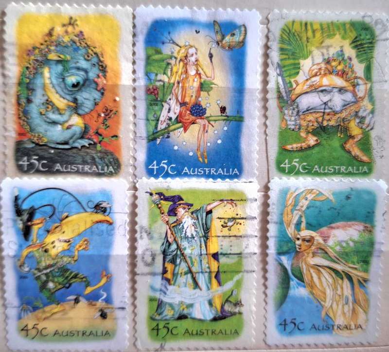 Australia 2002 The Magic Rainforest Set of 6 Used Hinged stamps