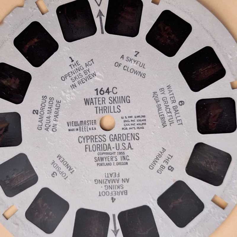 View-Master Reel 164C Cypress  Gardens Florida