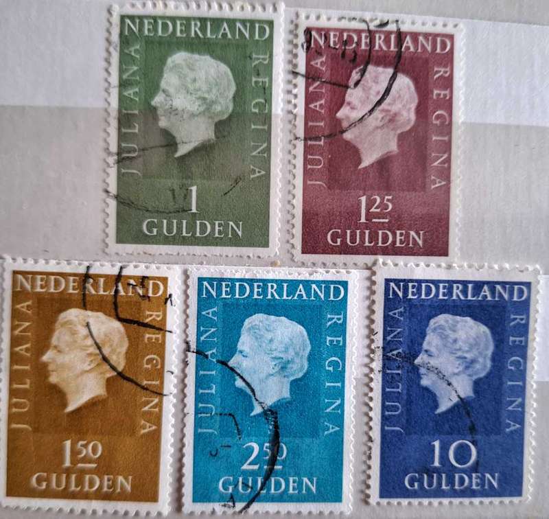 Netherlands 1969 Queen Juliana 5 Used stamps
