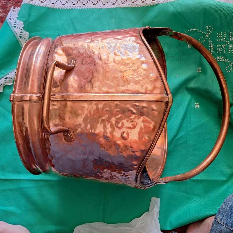 Copper Coal Scuttle Bucket