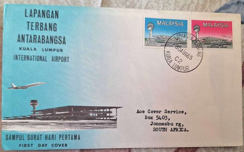 Malaysia 1965 Kuala Lumpur International Airport FDC