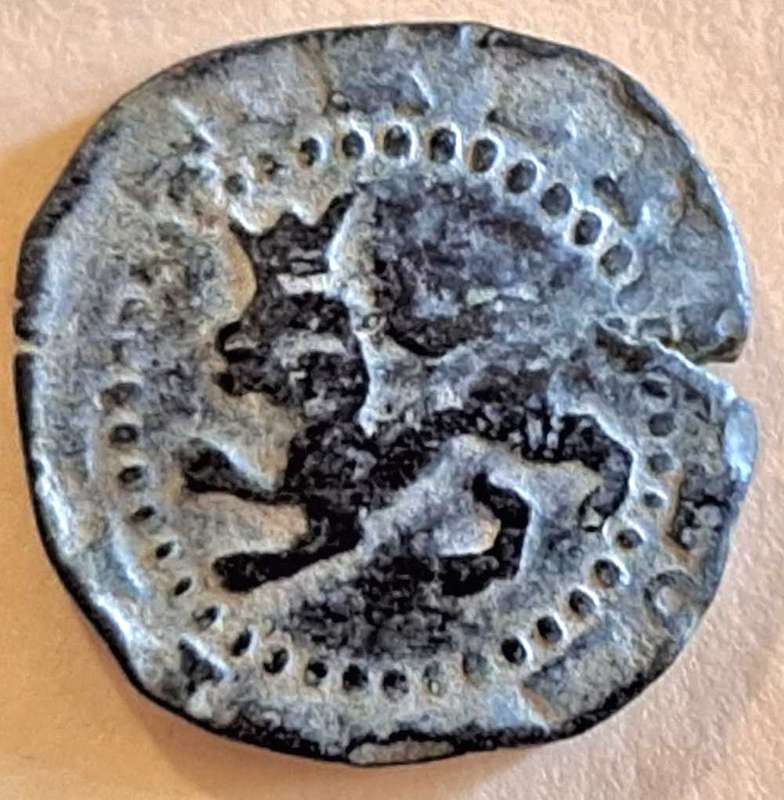 Spanish Cob 2 Cuartos Philip II 1556-1598 Burgos Mint