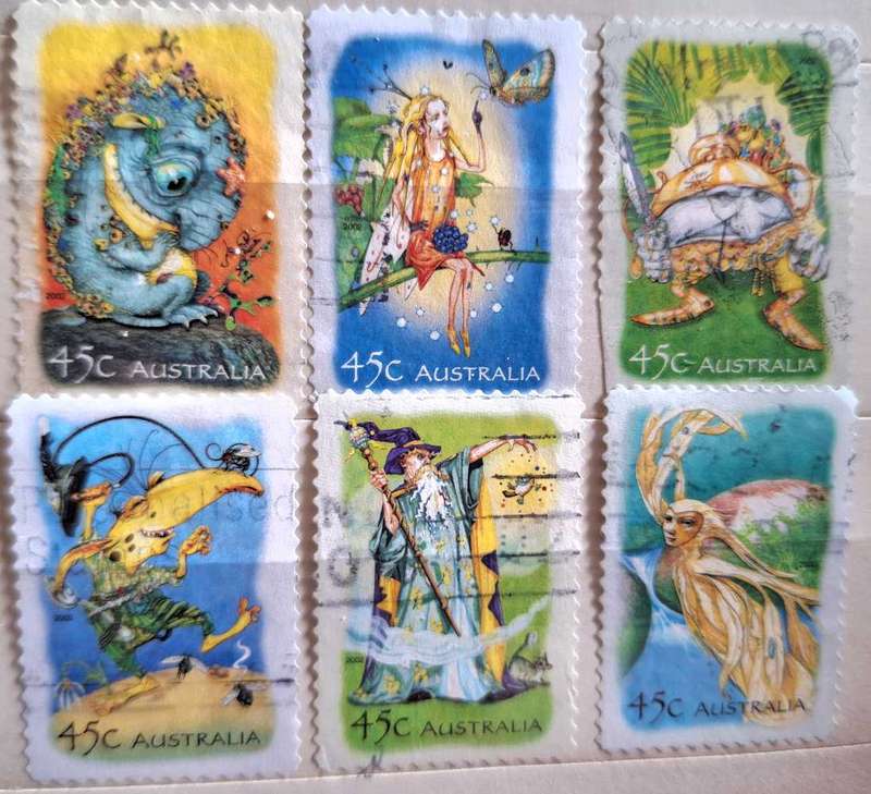 Australia 2002 The Magic Rainforest Set of 6 Used Hinged stamps