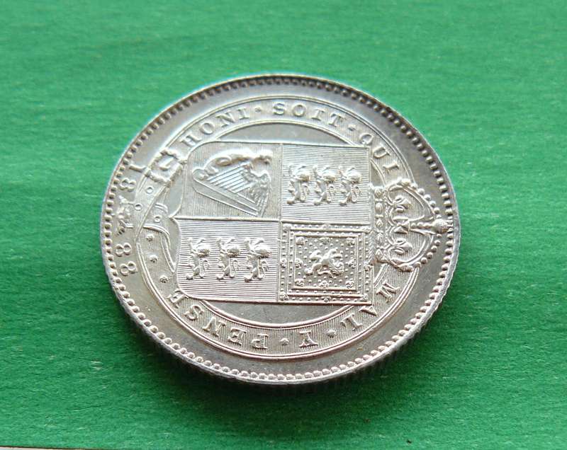 1888 SHILLING CONDITION AS PER PHOTO