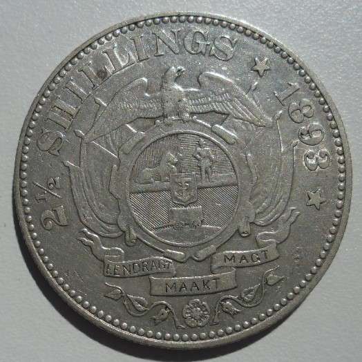 1893 2.5 SHILLING CONDITION AS PER PHOTO