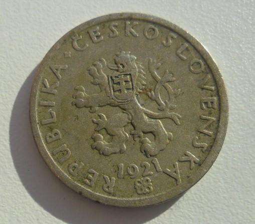 1921 CZECHOCLOVAKIA 20 HALER