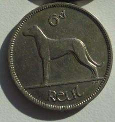 1928 IRELAND 6 PENCE