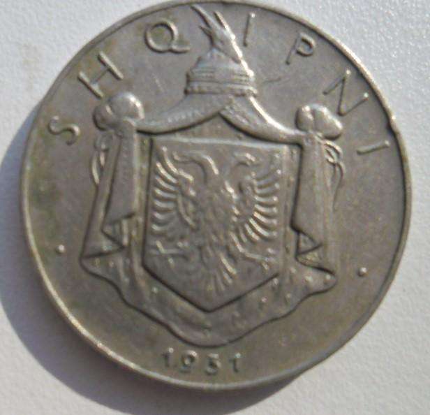 1931 ALBANIA 1/2 LEK  CONDITION AS PER IMAGE