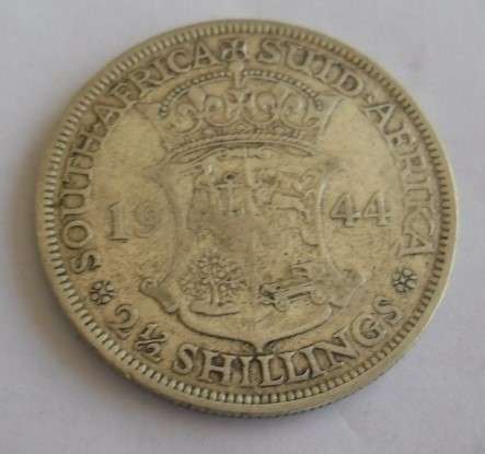 1944 2.5 Shilling 80% Silver
