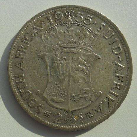 1955 2.5 SHILLING CONDITION AS PER IMAGE