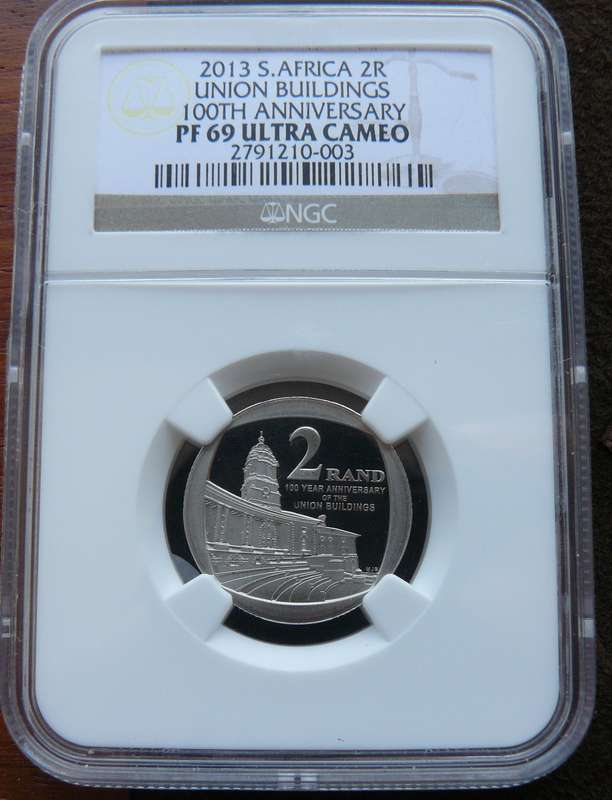 2013 UNION BUILDING SET GRADED BY NGC PF 69 WIT BOX AND STAMPS