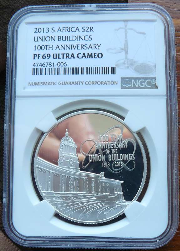 2013 UNION BUILDING SET GRADED BY NGC PF 69 WIT BOX AND STAMPS