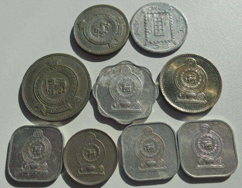SRI LANKA COLLECTION OF COINS