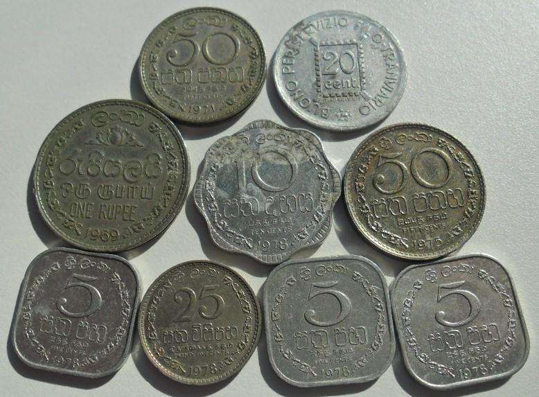 SRI LANKA COLLECTION OF COINS