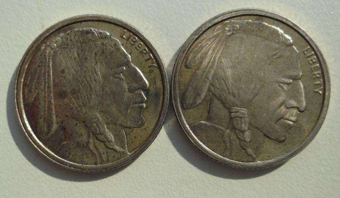 USA SILVER 1/10TH INDIAN HEAD TOKENS BOTH FOR ONE BID
