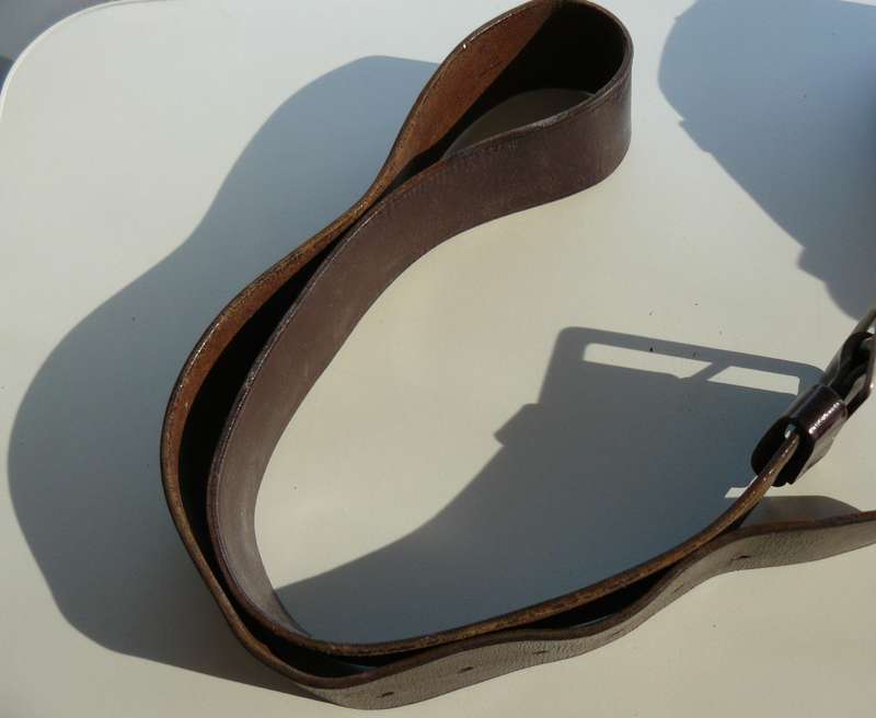 SAMBROWN BELT 60MM LOOP BROKEN  AND OTHER LEATHER BELT 50MM COULD BE OLD SAPS