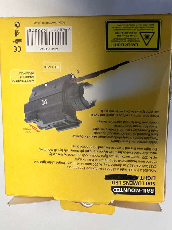 Pistol flash light