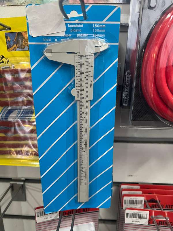 Vernier callipers plastic