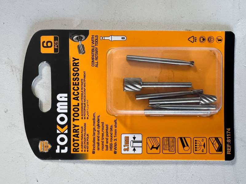 Dremel type cutter set