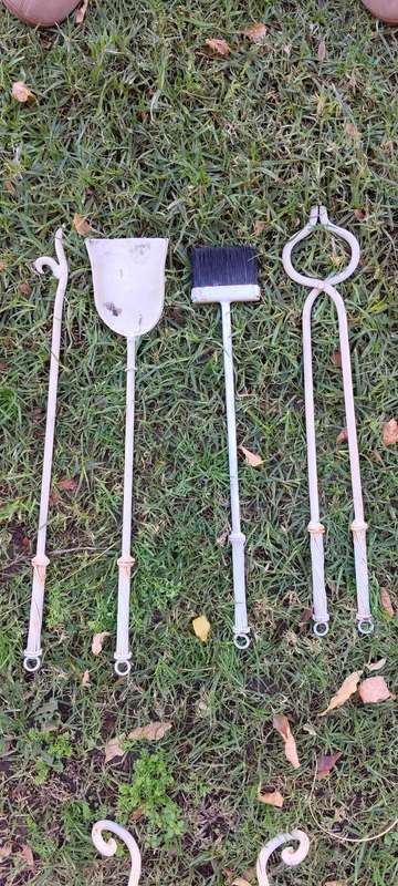 Cast Iron Fireplace Tool Set