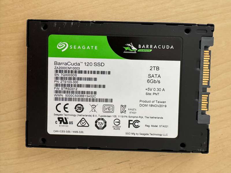 Seagate BarraCuda 2TB SSD (2.5")