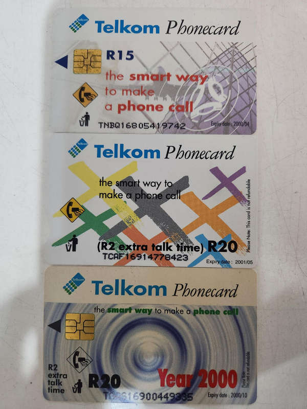 Telkom Phonecard 1998 -2000 collection set