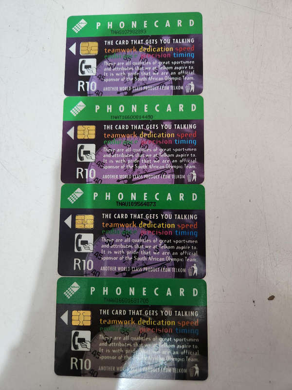 Telkom Phonecard Olympics 1996 collection