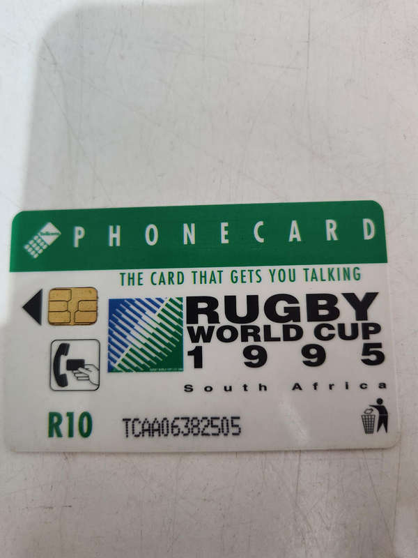 Telkom Phonecard Rugby World Cup 1995