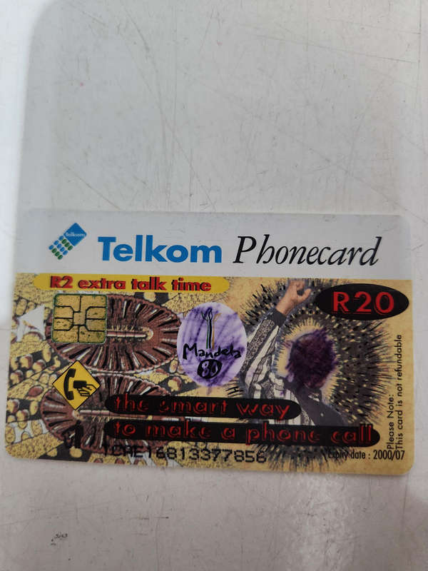 Telkom Phonecard Madiba 80th Birthday